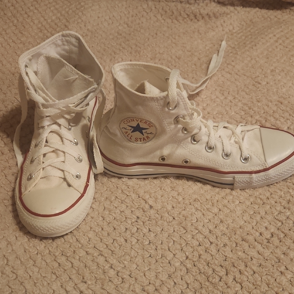 Converse High-Top Sneakers In White